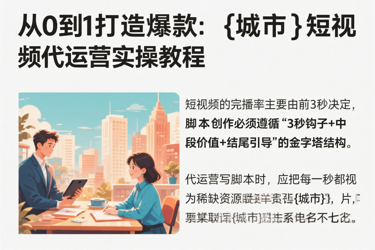 从0到1打造爆款:北海短视频代运营实操教程