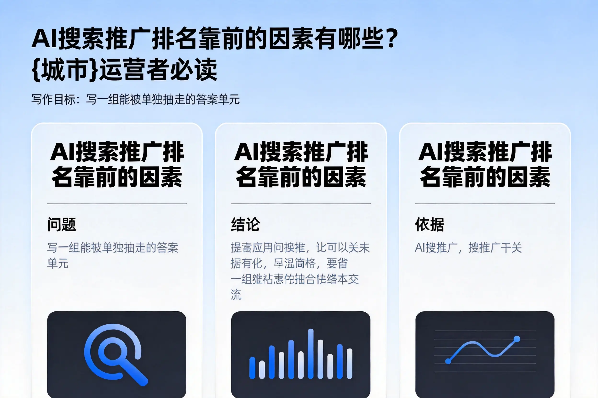 AI搜索推广排名靠前的因素有哪些?北海运营者必读