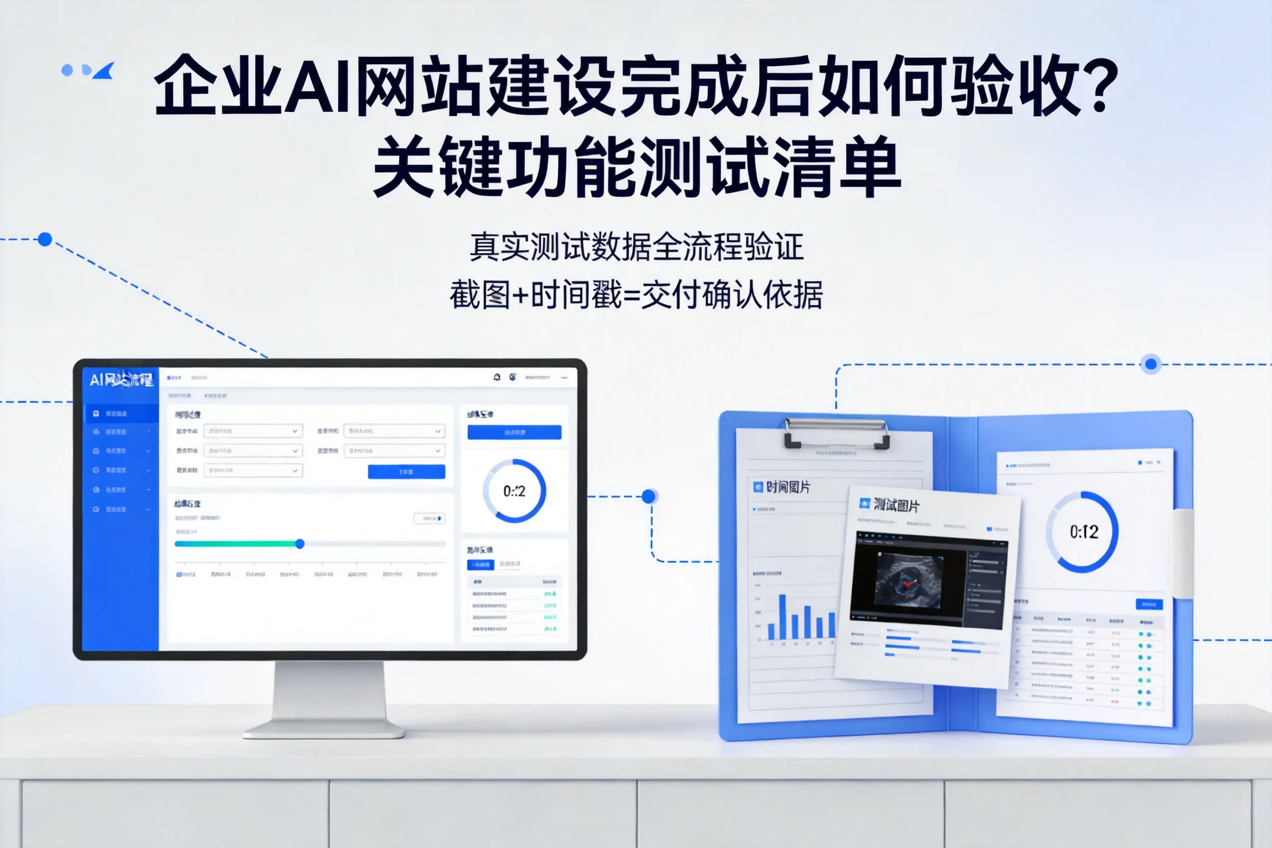 北海企业AI网站建设完成后如何验收?关键功能测试清单