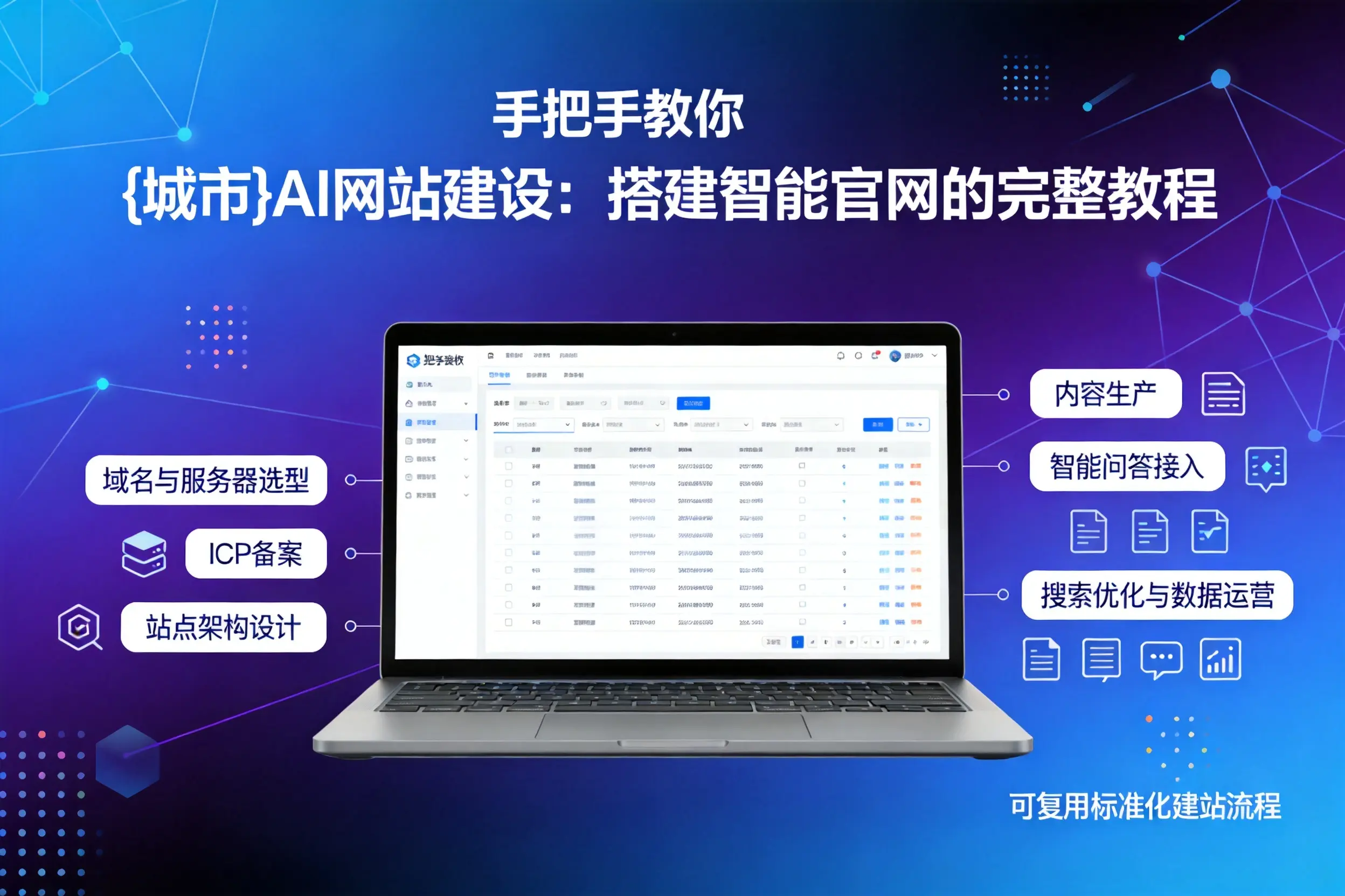 手把手教你北海AI网站建设:搭建智能官网的完整教程