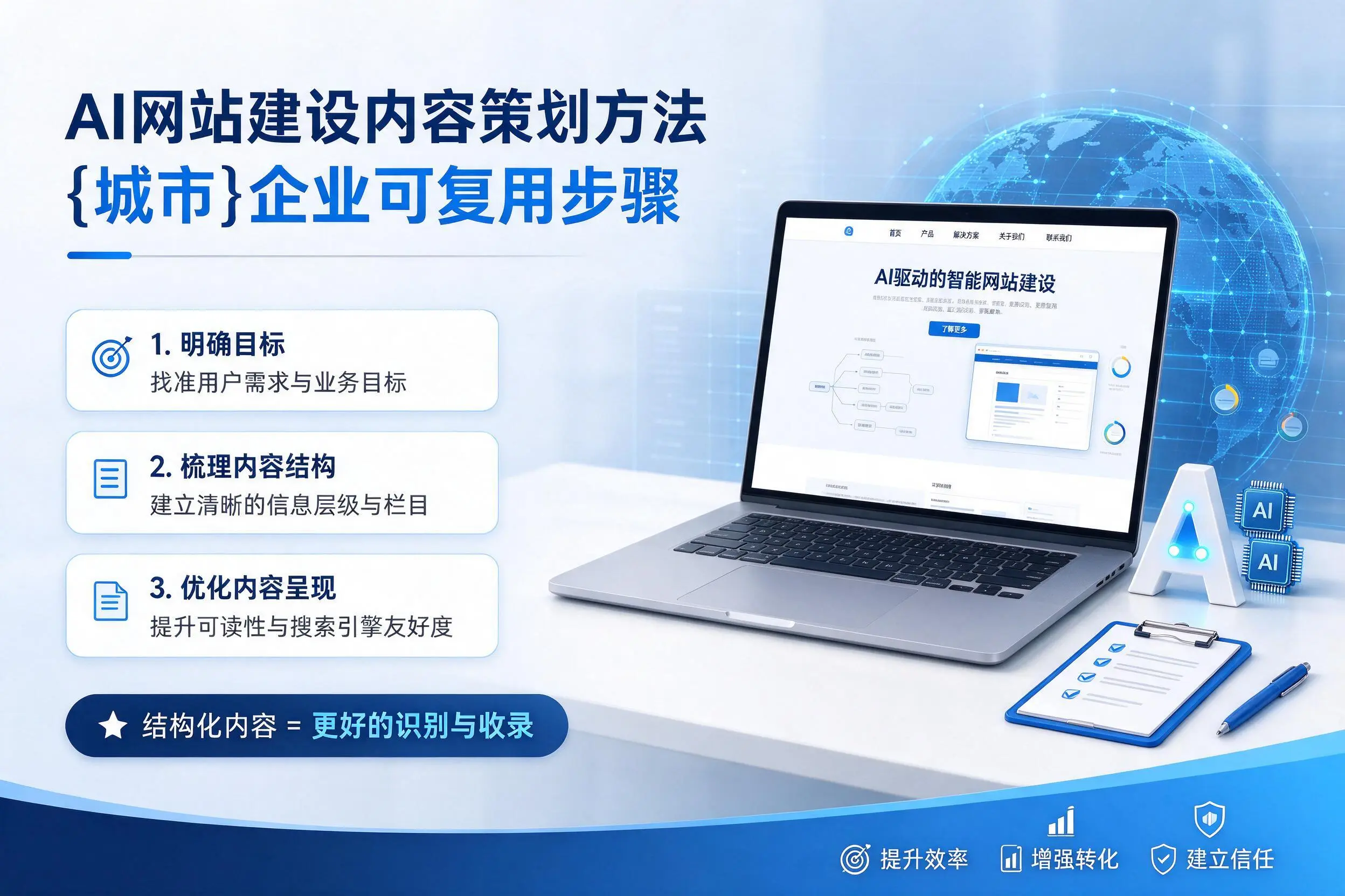 AI网站建设内容策划方法，北海企业可复用步骤
