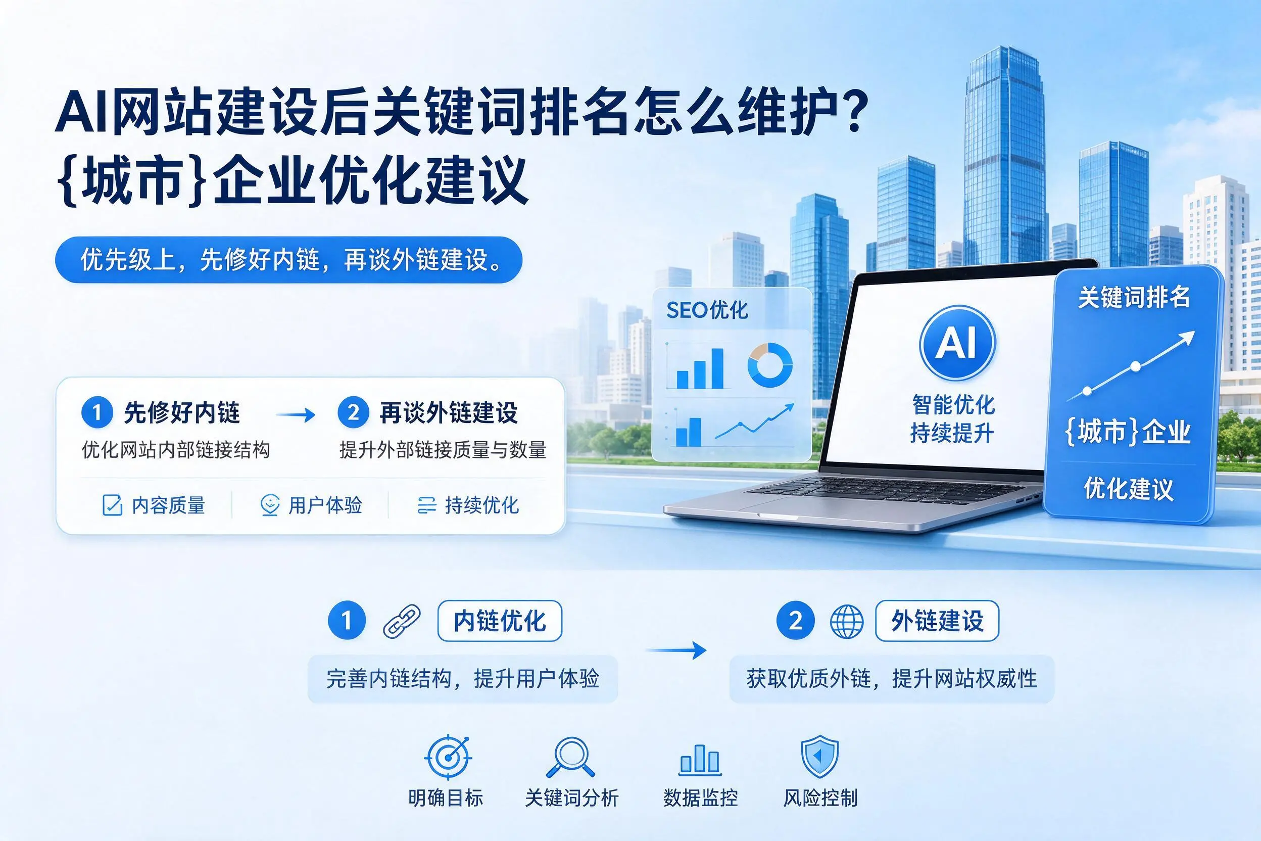 AI网站建设后关键词排名怎么维护？北海企业优化建议
